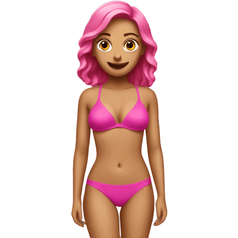 pink bikini emoji