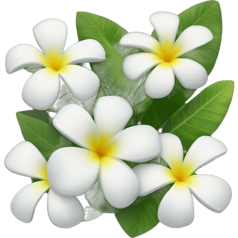 white tahitian tiare flower emoji