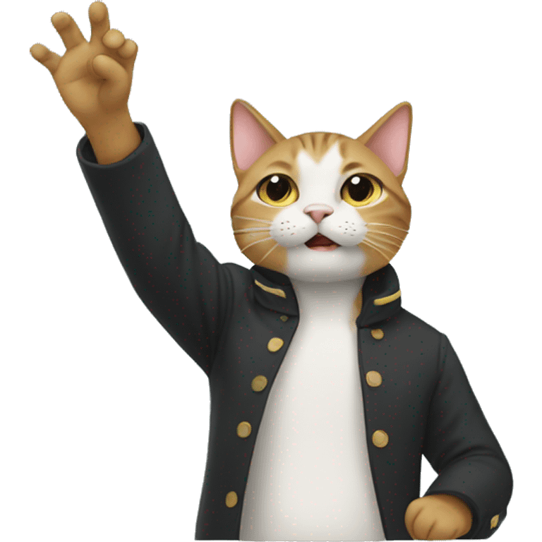 cat salute emoji