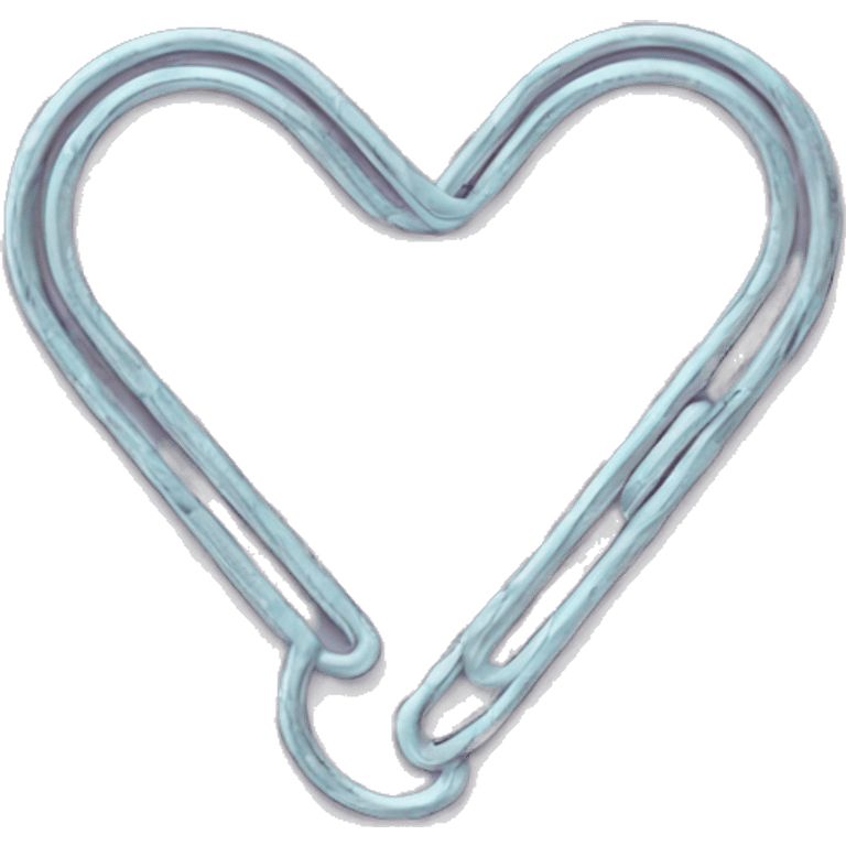 paper clip heart emoji