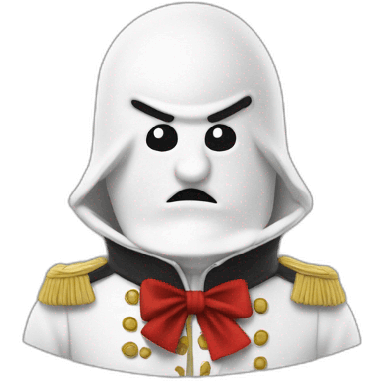 Bonhomme avec les fought dans le nez emoji