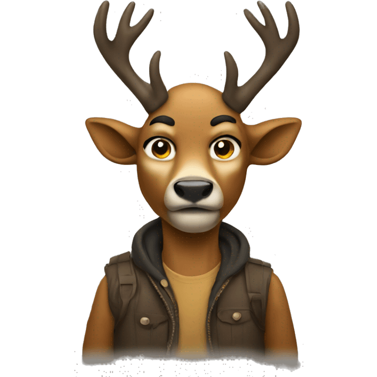 Deer thug emoji