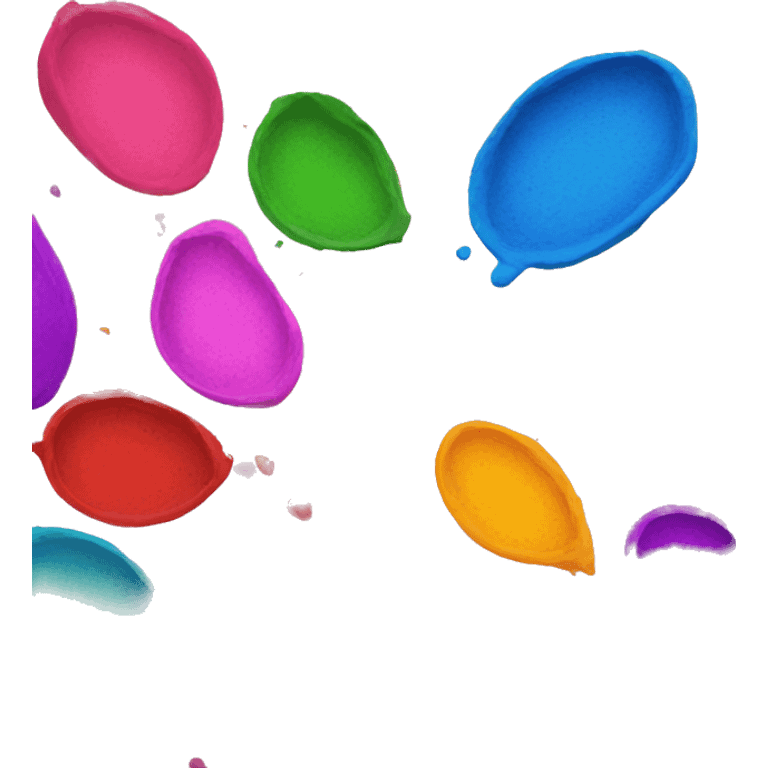 holi colours emoji