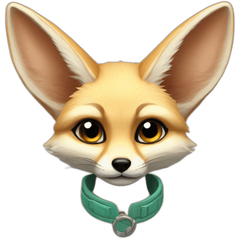 Fennec Fox with ak emoji