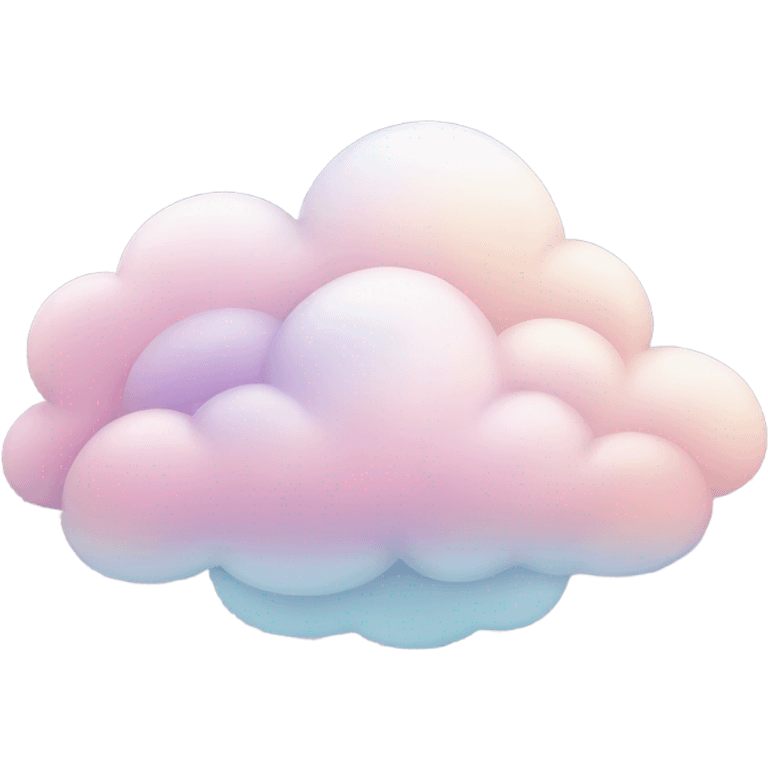 Pastel clouds emoji