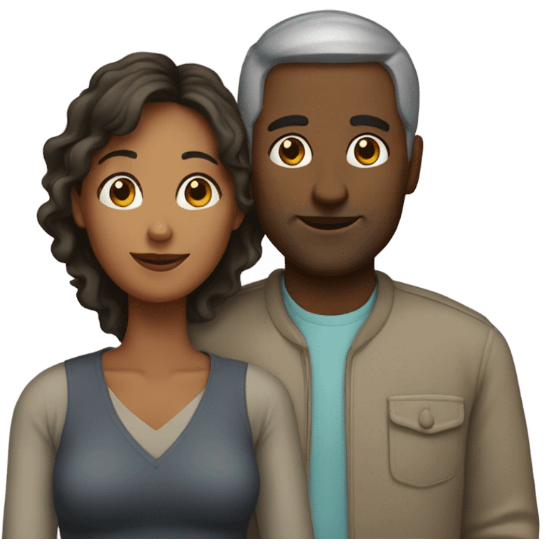 Women and husband  emoji