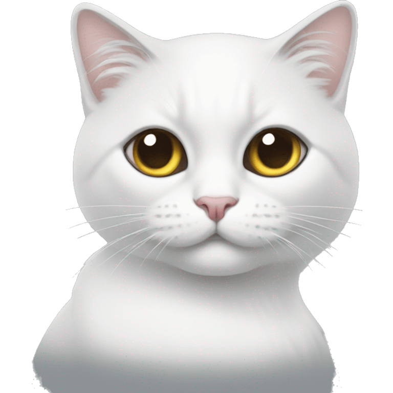 Gata blanca emoji