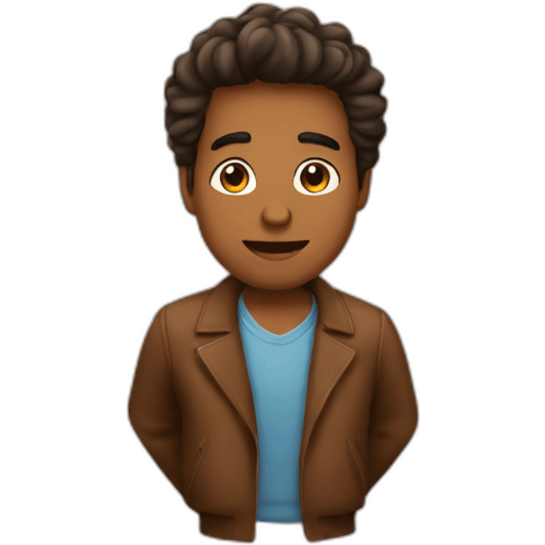 brown men coeur emoji