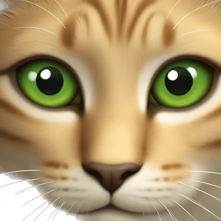 gato OJOS VERDES emoji