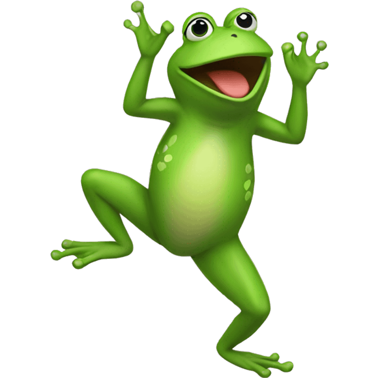 Dancing frogs emoji