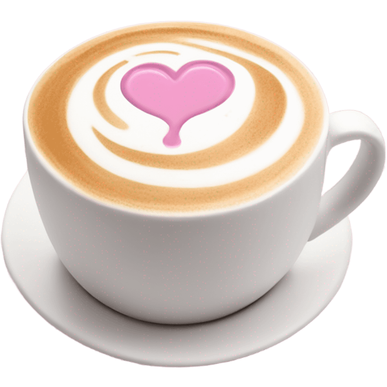 Pink latte  emoji