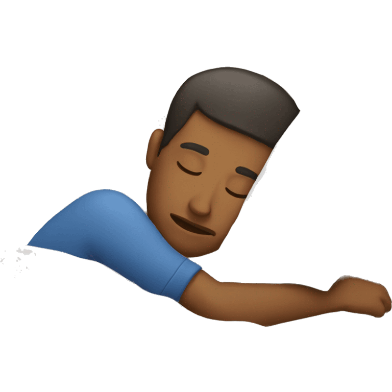 Guy sleeping  emoji