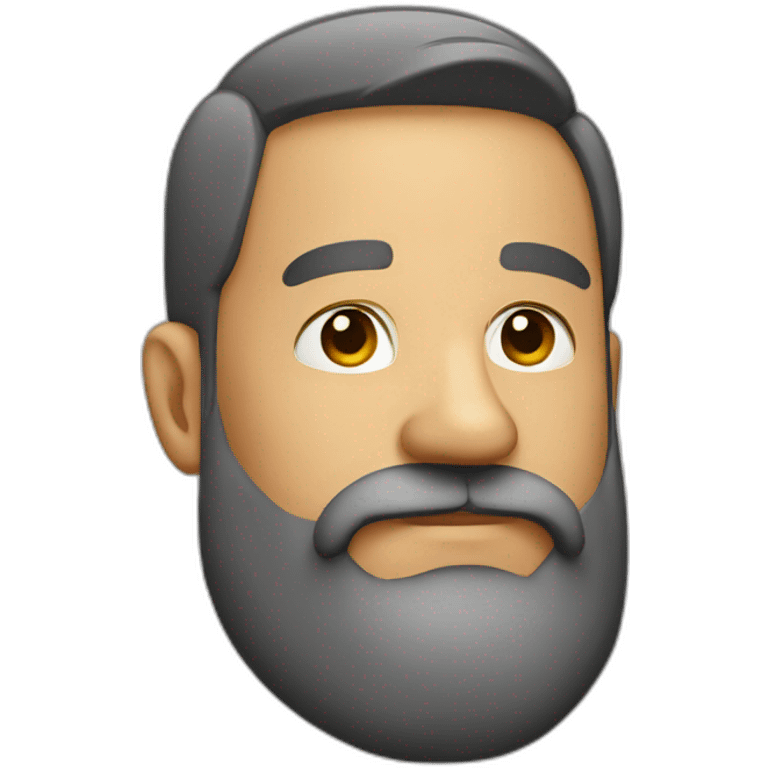 Beared man emoji