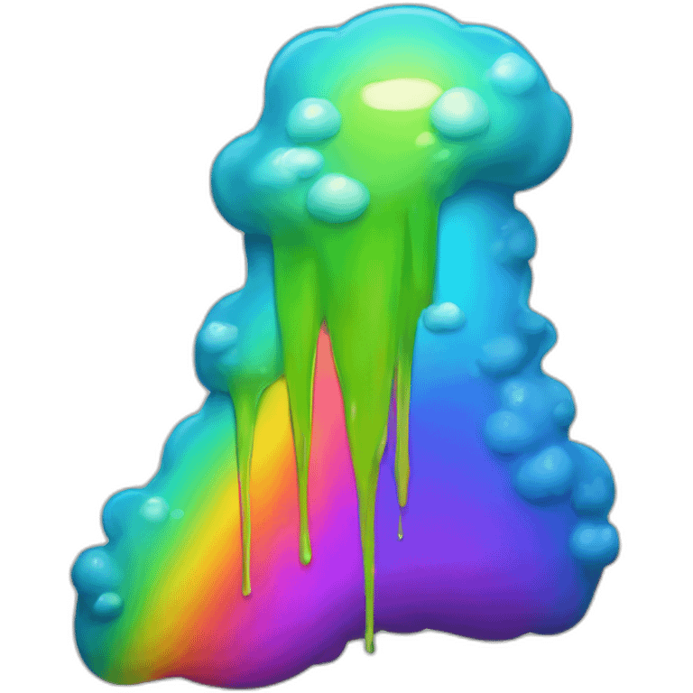 rainbow puke emoji