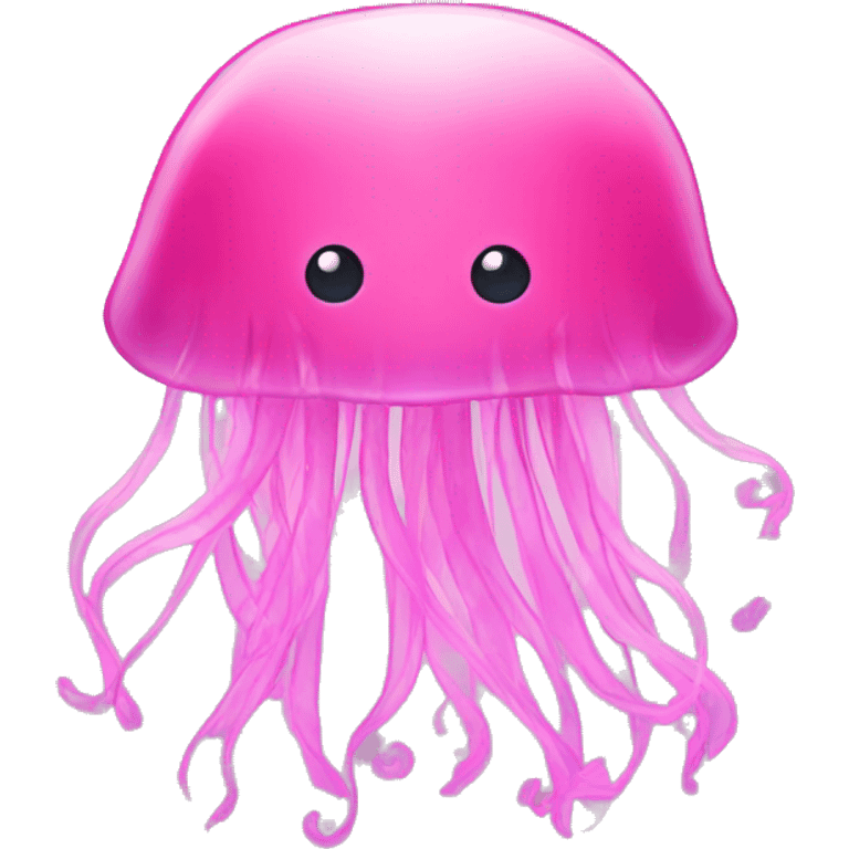 Jellyfish pink emoji