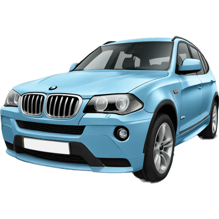 BMW x3 lightblue emoji