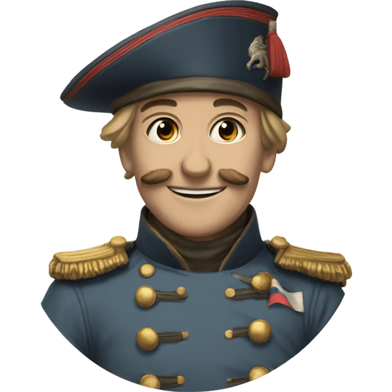 smiling French soldier in the Crimean War emoji