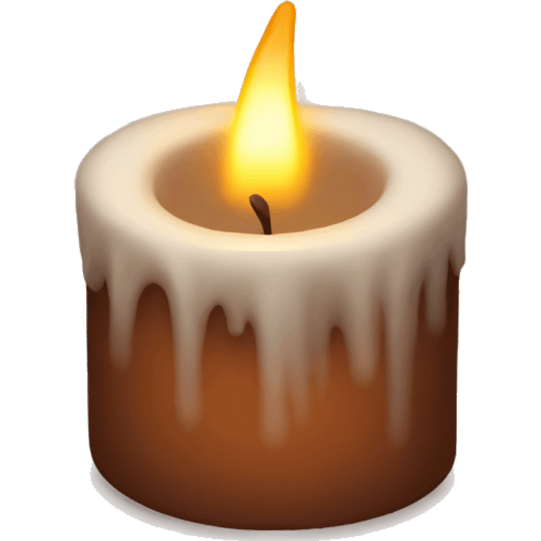 Fall candle emoji