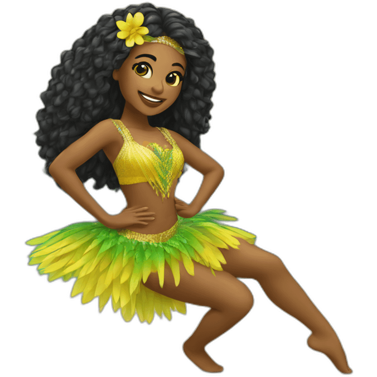 Brazilian dancer emoji