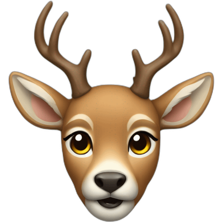 Deer dj emoji