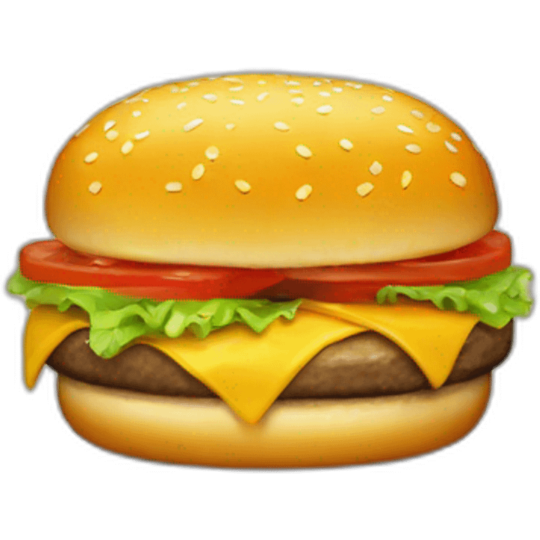 Cheeseburger emoji emoji