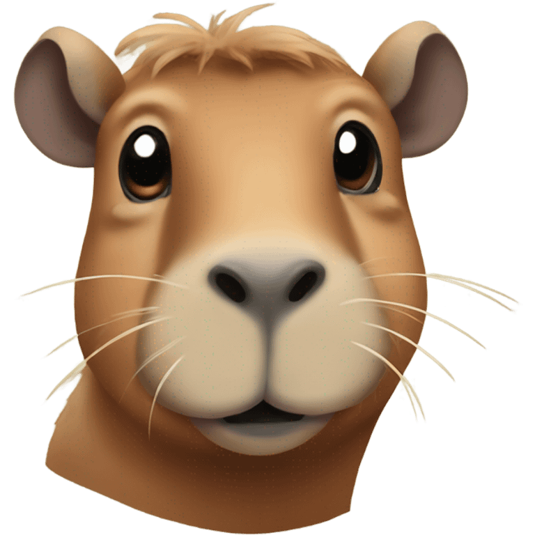 Capibara cute emoji