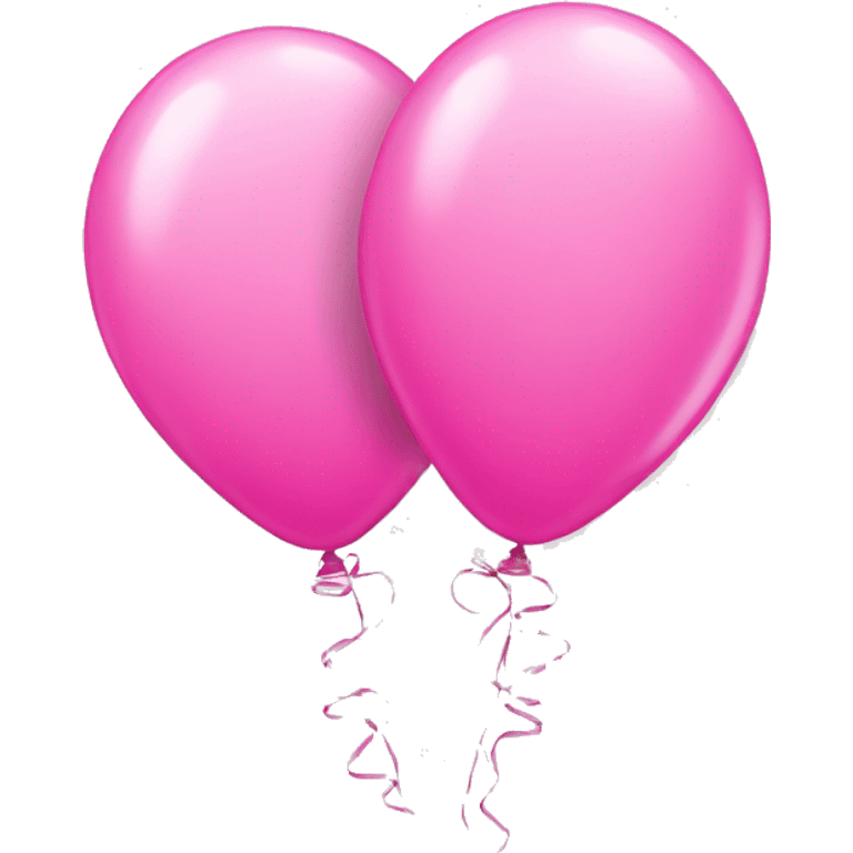 pretty pink balloons 17 emoji