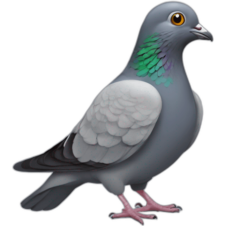 pigeon qui fume emoji