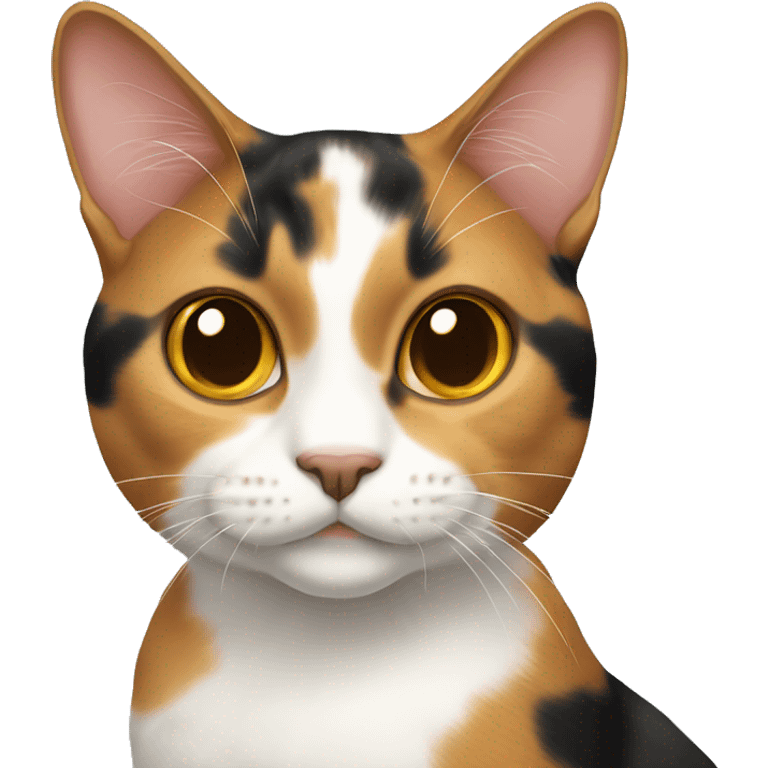 Calico tabby cat emoji