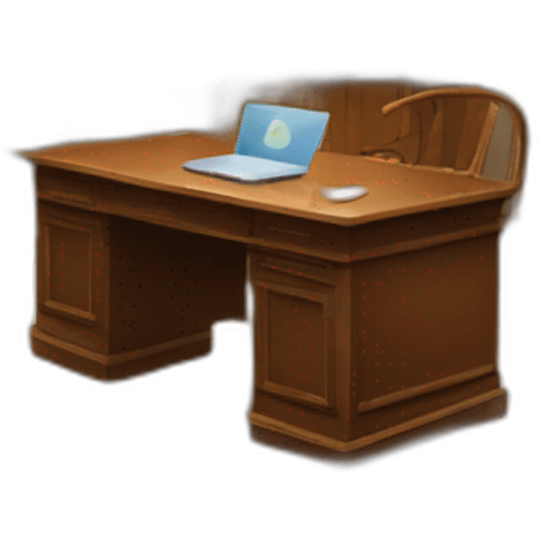 desk in a library emoji