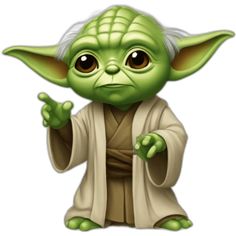 Yoda qui a le pouce levé emoji