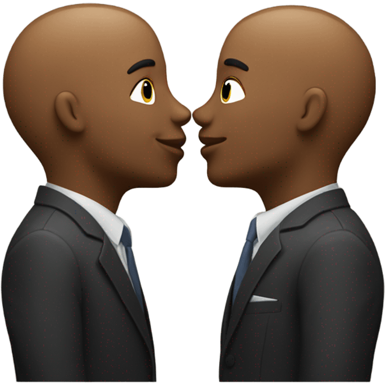 gay men kissing emoji