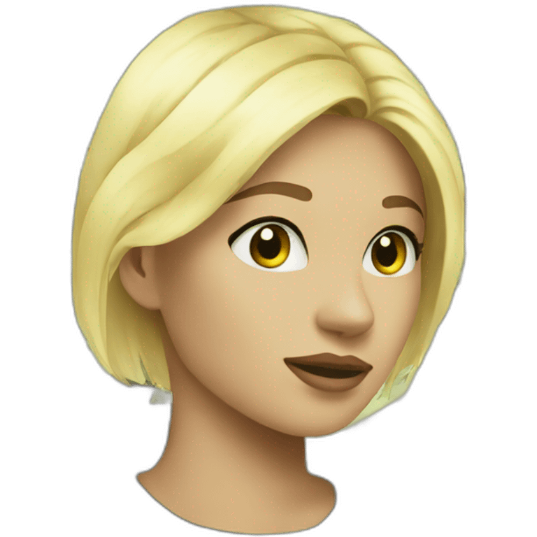 money near blonde girl emoji