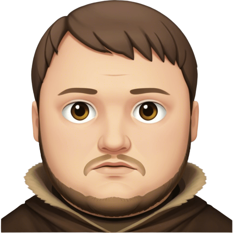 Samwell Tarly from game of thrones emoji