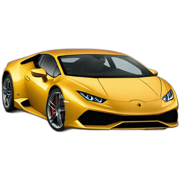 front Lamborghini Huracan emoji