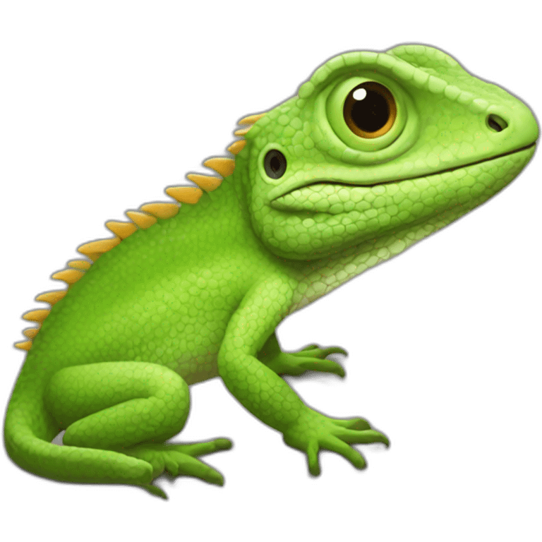 Lizard wee emoji