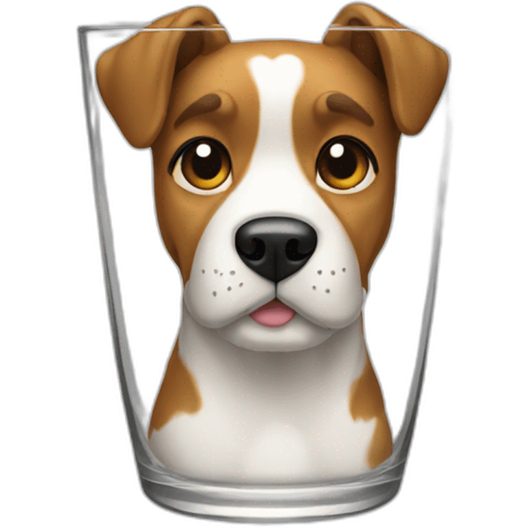 Dog glass emoji