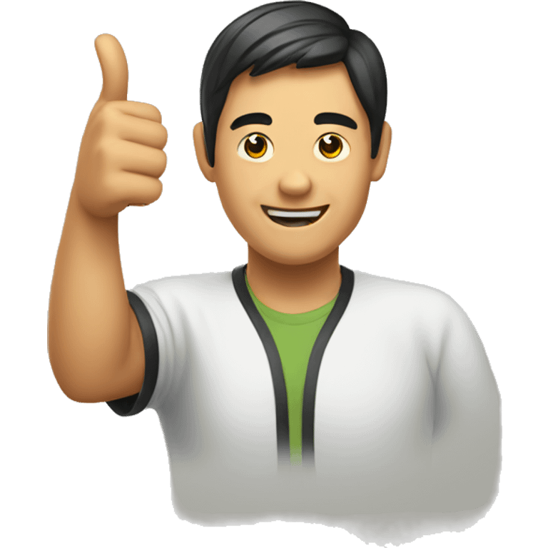 Asian-thumbs up emoji