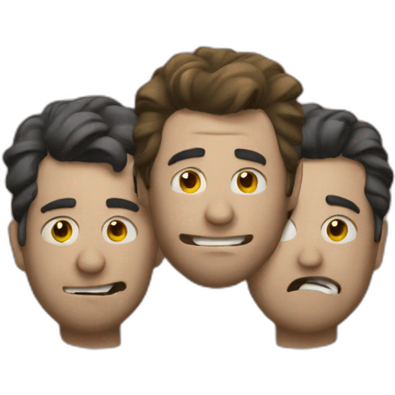 three drunk lads emoji