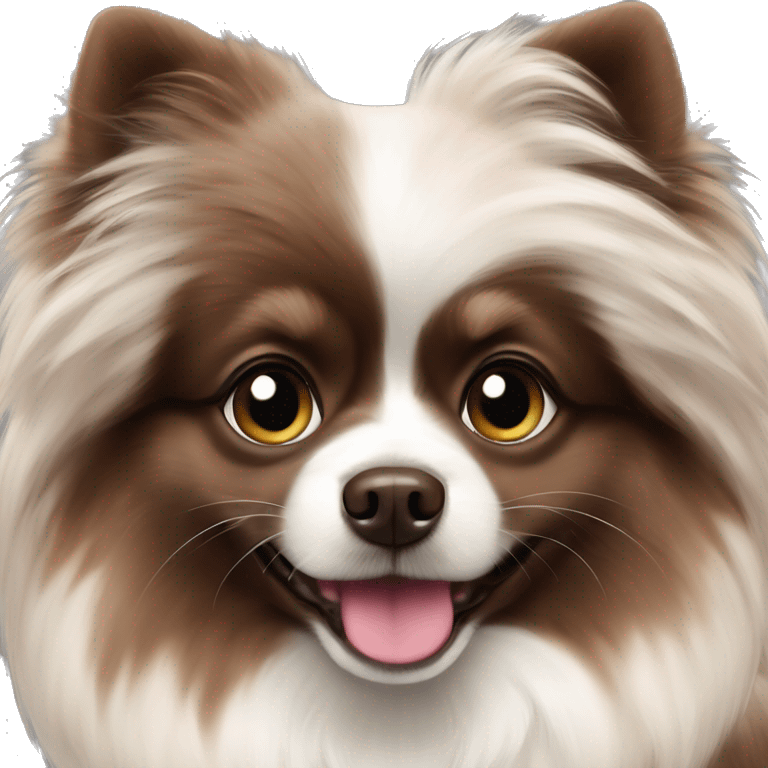 chocolate merle pomeranian princess  emoji