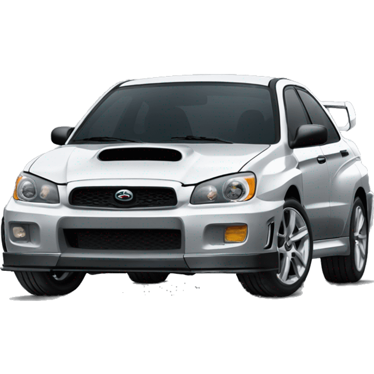 car WRX 2004 smiling emoji