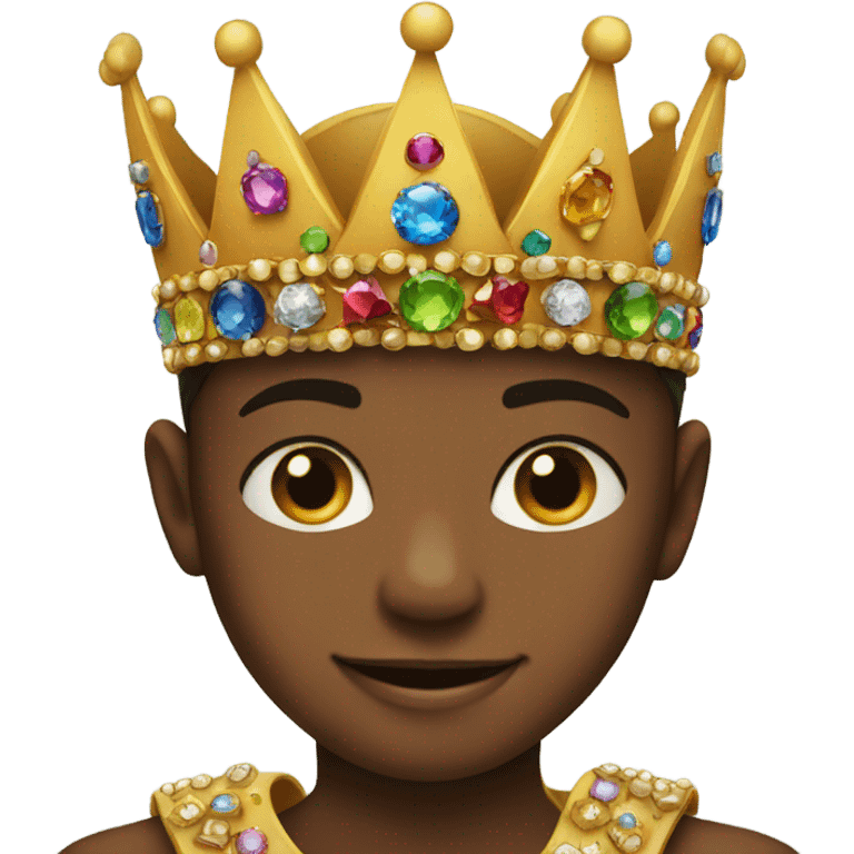 Son wearing a crown emoji