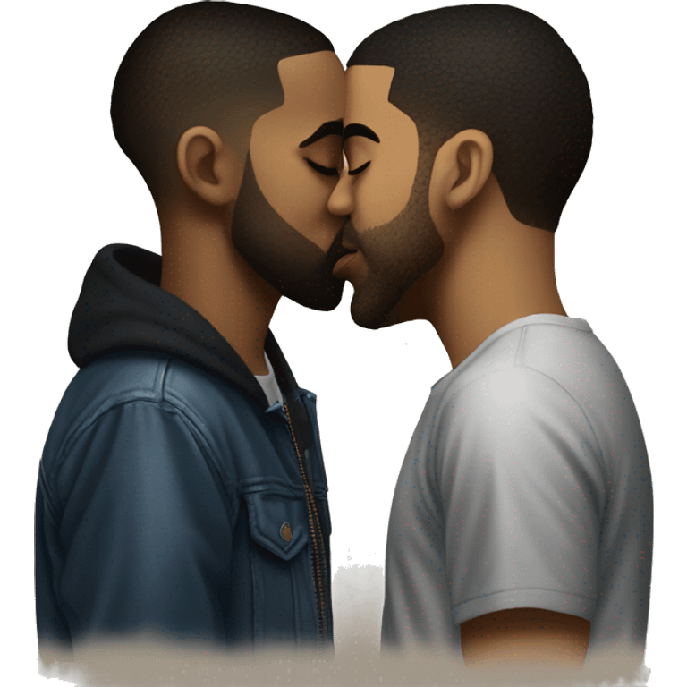 drake kissing kendrick lamar emoji