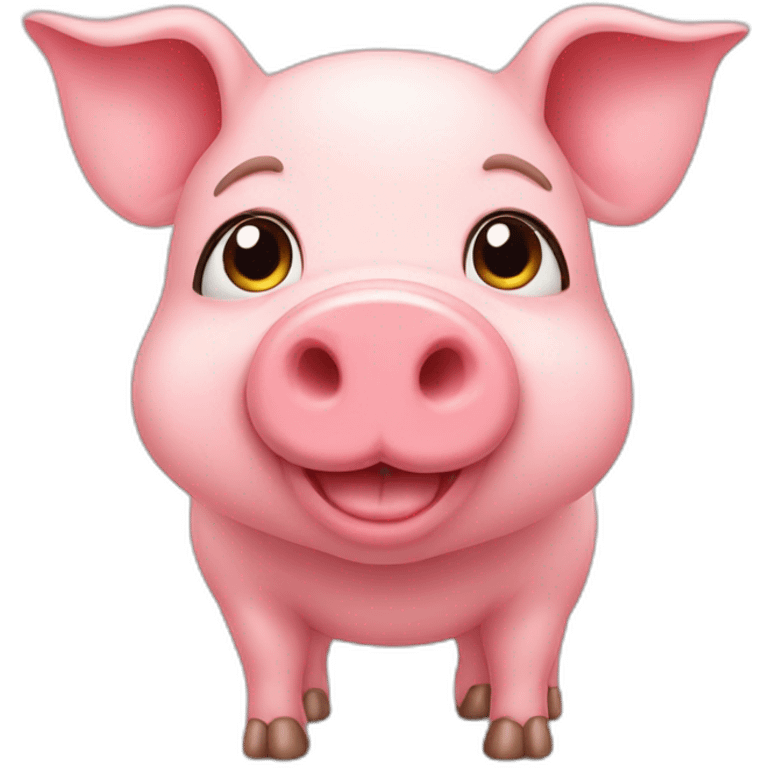 Cute pig emoji