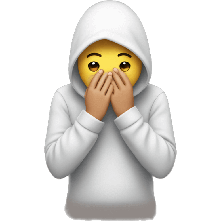 Shy person covering their face emoji