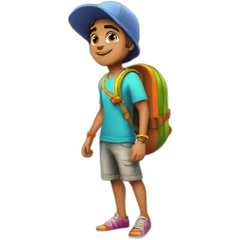 Subway surfers persian surfer emoji