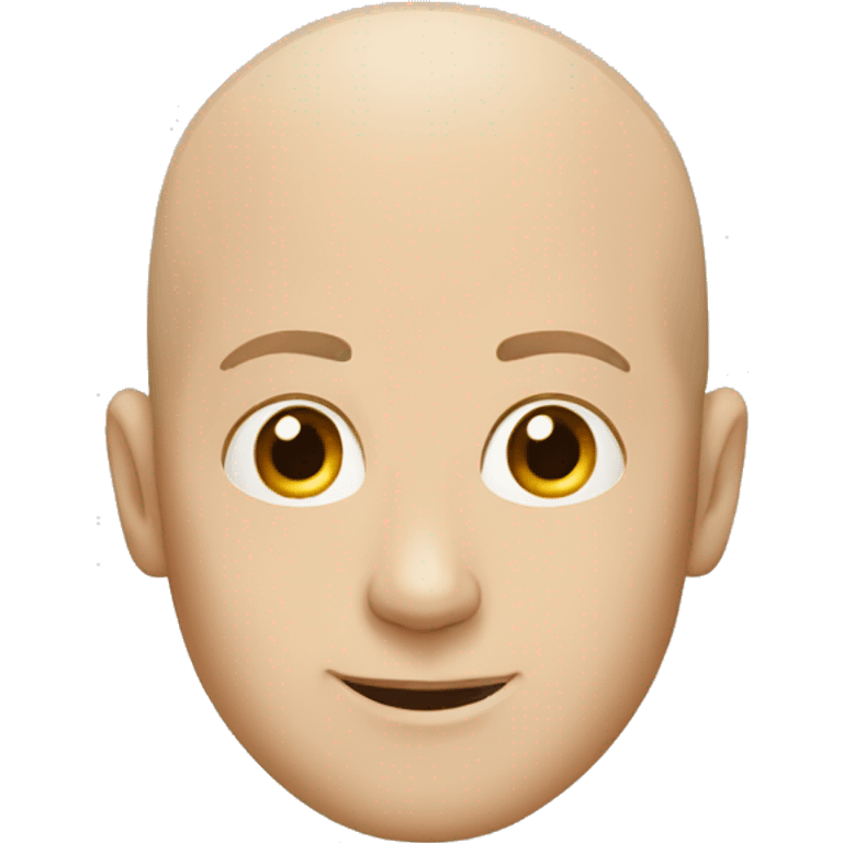 Bald white guy emoji