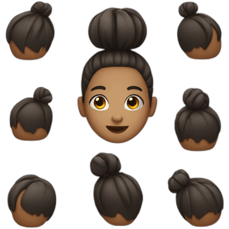 PERSON BUN emoji