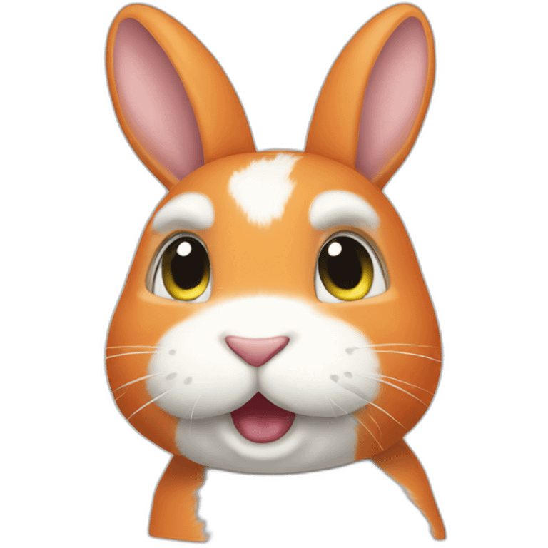 Lapin carotte emoji