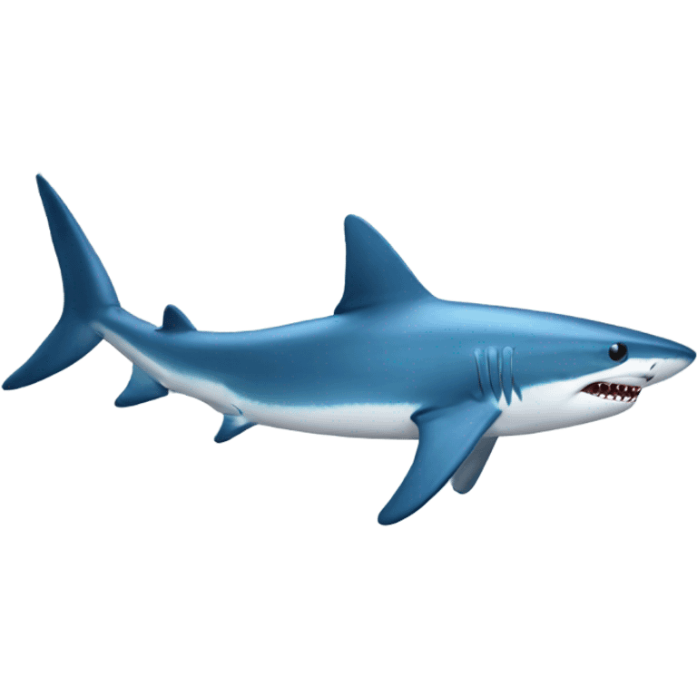 Blue shark emoji